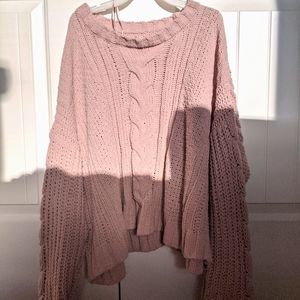 Pink sweater